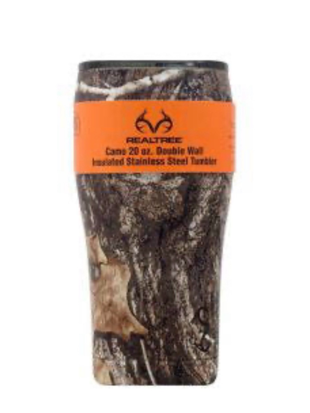 Realtree Camo Camouflage double wall insulated stainless steel tumbler 20 oz.